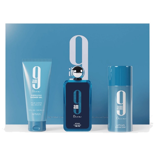 P Set Afnan 9Am Dive M Edp 3 Pc 100Mlsp